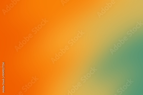 The abstract background is a orange to yellow blue green teal gradient for commercial use