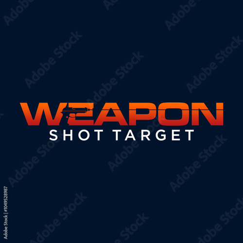 Weapon Shot Target Logo Design