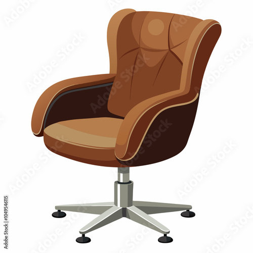 Swivel Chair vector illustration 