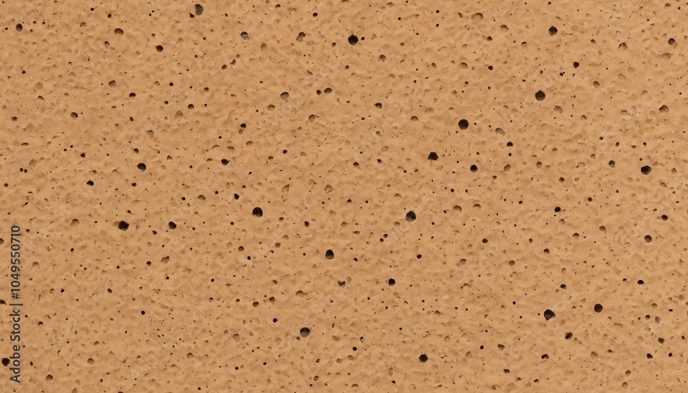 Cork paper texture with small holes, visible grain, and warm tan color Cork paper texture with small holes, visible grain, and warm tan color