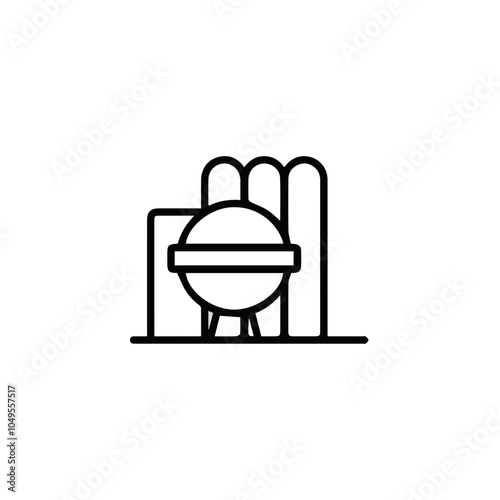 Oil icon symbol vector image Illustration 