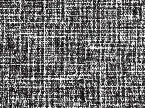 Mixed fabric background. Mottled canvas texture. Vector monochrome illustration