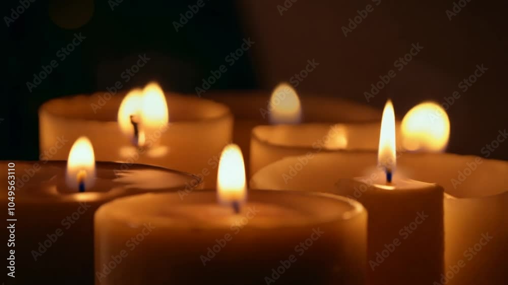 burning cozy background ambiance blurred gently Candles candle cosy flames warm light glow ambience purple magenta calmness peaceful calm serene relaxation meditation soft focus closeup romantic spir