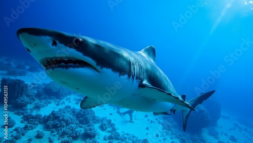 sand tiger shark shark marine life