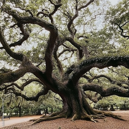 Angel Oak Park, Charleston, South Carolina, USA. photo
