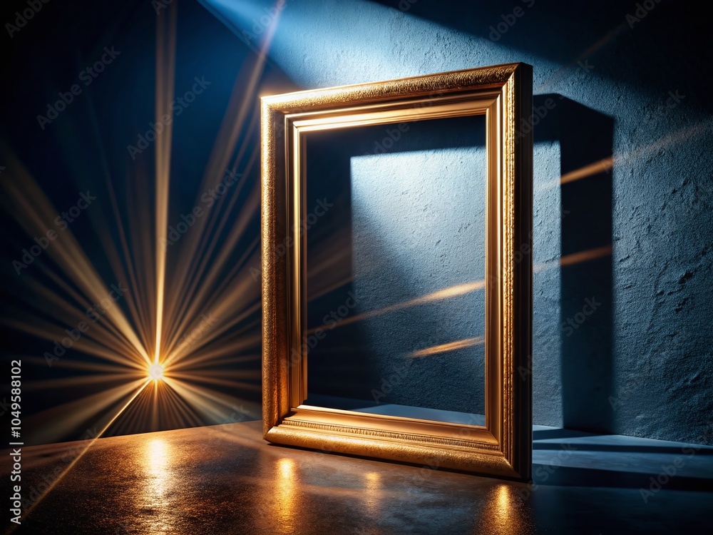 Bright Light Beam with Creative Frame Mask for Stunning Product Photography