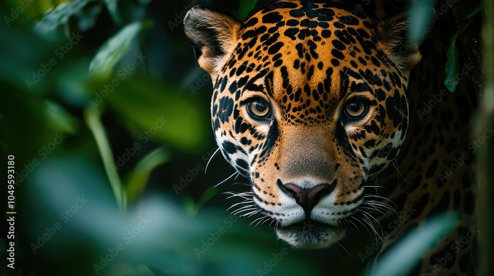 Jaguar Lurking in Shadows of the Jungle Jaguar Lurking in Shadows of the Jungle