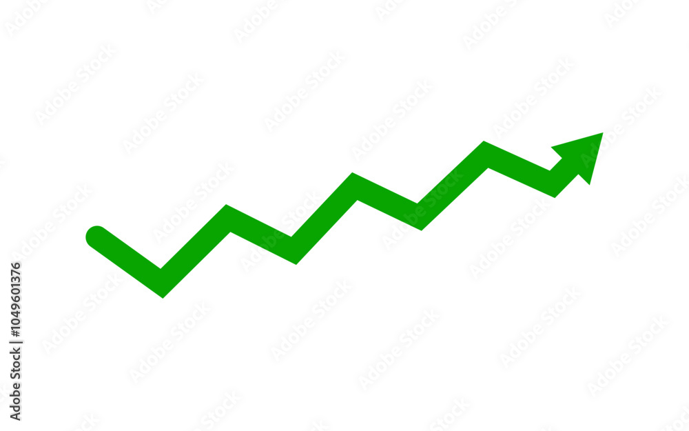 green arrow graph going up finance business growth high top concept vector illustration green arrow graph going up finance business growth high top concept vector illustration