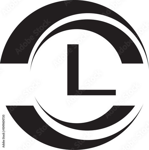 L latter logo desing and vector