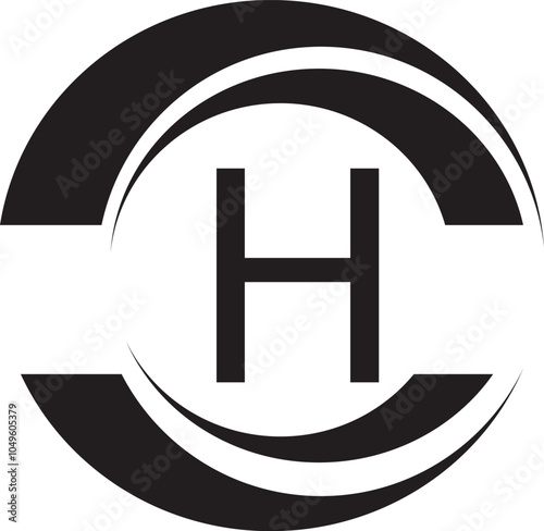 H latter logo desing and vector
