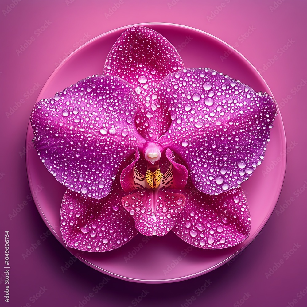 Fototapeta premium beautiful lotus flowers with soft colors and accompanied by water droplets