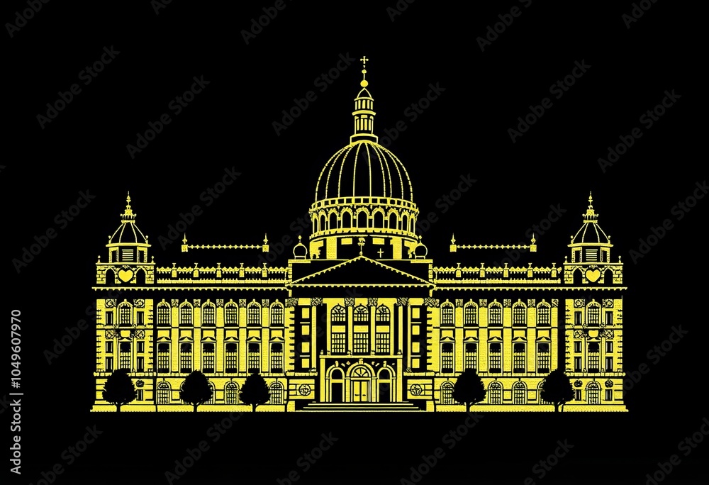 Photo & Art Print ASCII architecture Famous buildings recreated using ...