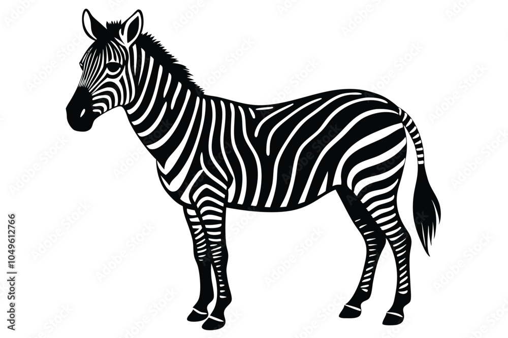 Obraz premium Bold Zebra Logo Design for Branding and Identity