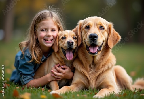 Joyful Companions: Stunning Colorful Images of Children and Dogs that Exude Love, Trust, and Happiness