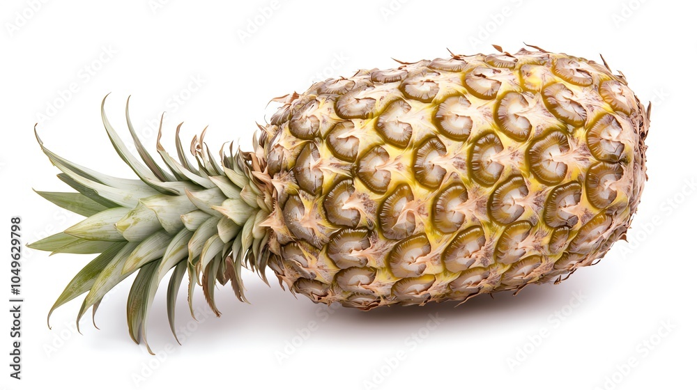 Fresh pineapple isolated on a white background. Fresh pineapple isolated on a white background.