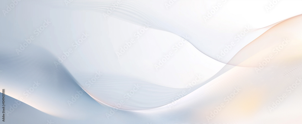 Obraz premium Modern abstract background with flowing lines. Digital future technology concept. vector illustration.