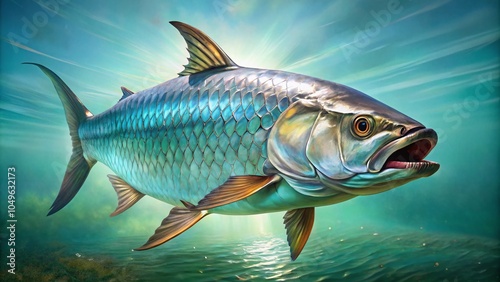 Tarpon Fish Logo Design - Creative Vector Illustration for Branding and Marketing Purposes