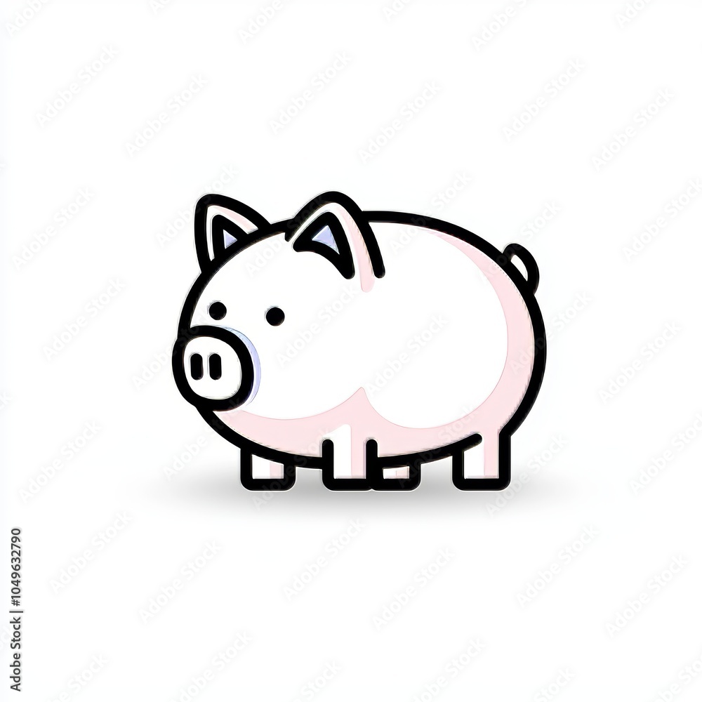 This icon symbolizes financial management and savings with a dollar symbol. Editable strokes. This icon symbolizes financial management and savings with a dollar symbol. Editable strokes.