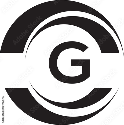 G latter logo desing and vector