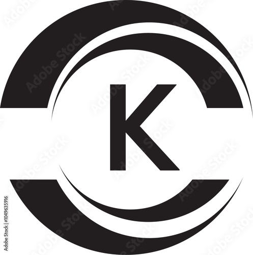 K latter logo desing and vector