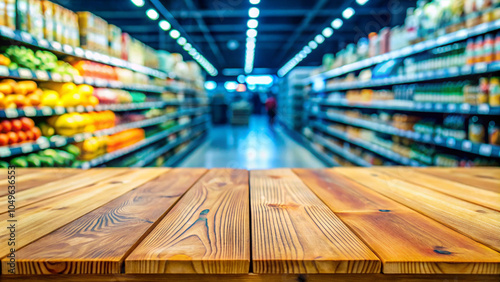 cart in supermarket