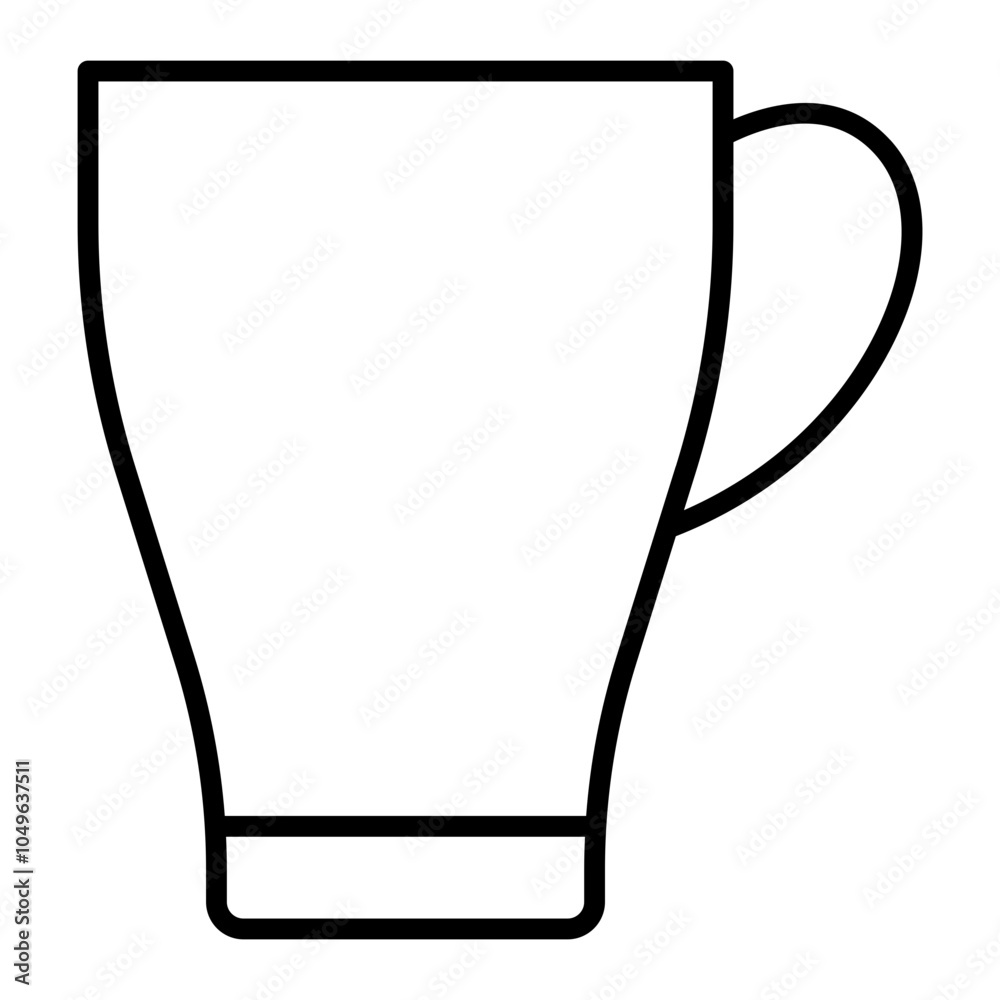 coffee mug outline icon coffee mug outline icon