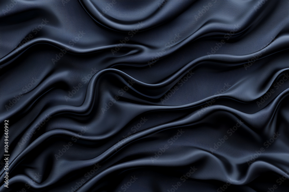 Fototapeta premium Smooth black wall, patternfree, soft lighting, highdefinition 8K