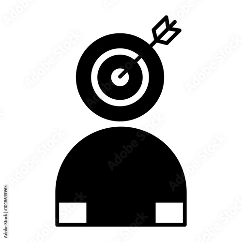 potential customer black icon