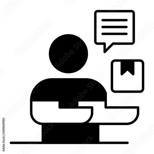 product description black icon
