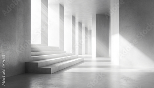 Minimalist and unique interior design in the house