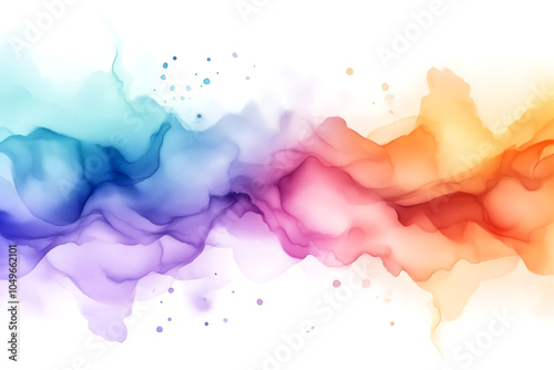 A colorful line of paint with a rainbow of colors. The line of paint is very long and has a lot of different colors