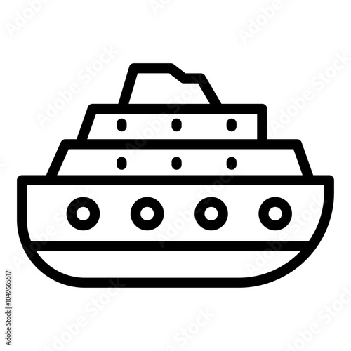 line art style vehicle icon