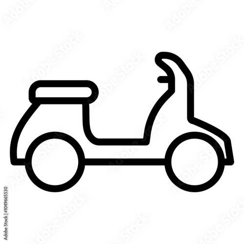 line art style vehicle icon
