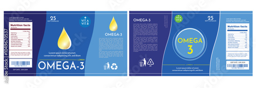 Illustration of Medicine Bottle Label Mockup. equipped with a phi measurement guide to find the diameter and circumference of the bottle circle. 