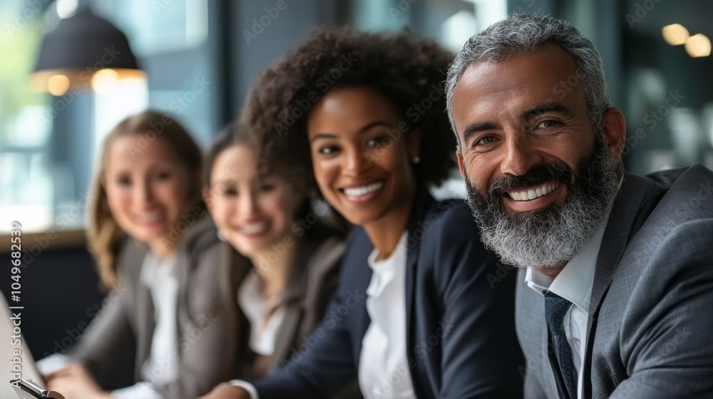 Obraz premium A group of professionals from different backgrounds collaborating showcasing the importance of diversity and inclusion in business