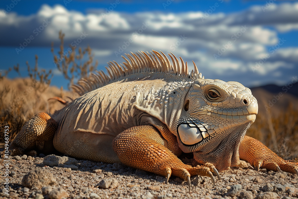 Fototapeta premium island land iguana