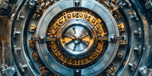 A secure vault symbolizing financial security and peace of mind for account holders promoting reliable banking