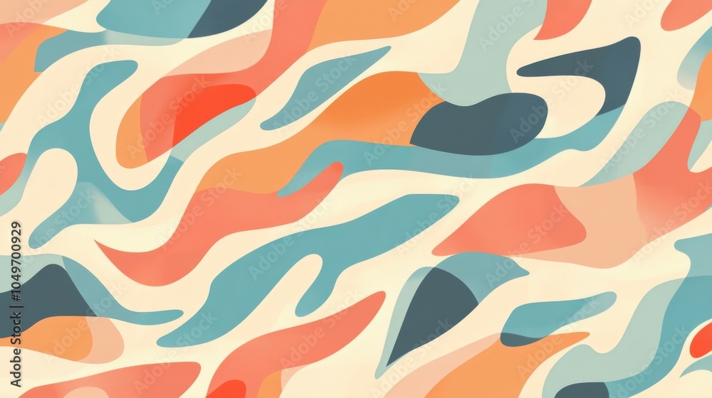 Colorful Abstract Flowing Geometric Pattern Colorful Abstract Flowing Geometric Pattern