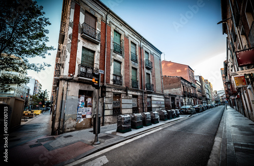 Calles principales de Valladolid, España. Capital de la Comunidad Autónoma de Castilla y León