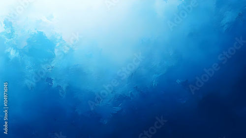 Abstract Blue Background - Painted Digital Art