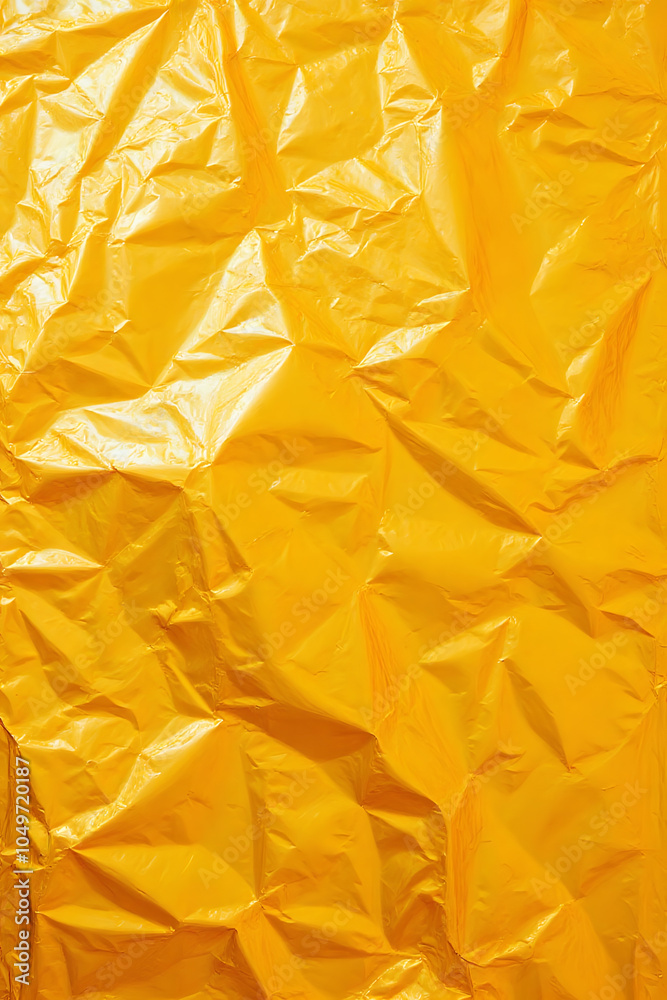Vibrant yellow crumpled texture perfect for creative design projects Vibrant yellow crumpled texture perfect for creative design projects