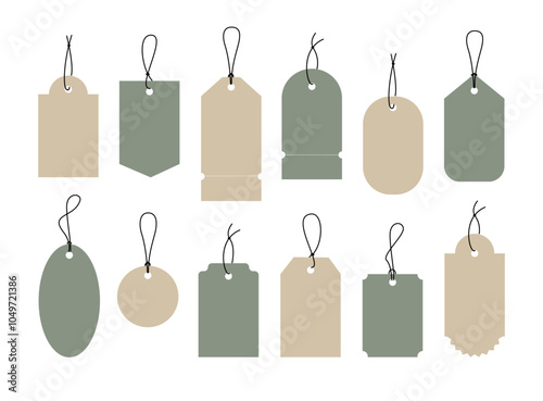 Blank Gift Tag for Personalized Messages or Branding.