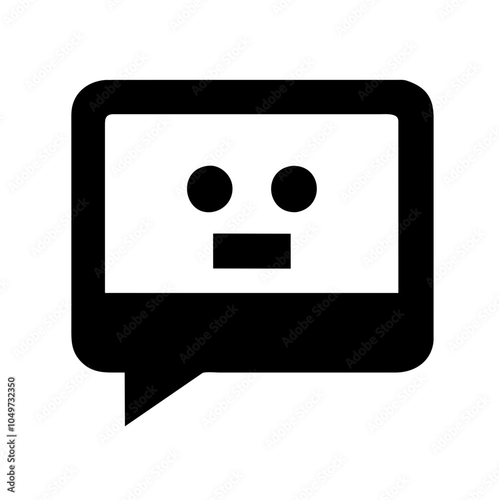 Icon representing artificial intelligence or robotics Icon representing artificial intelligence or robotics