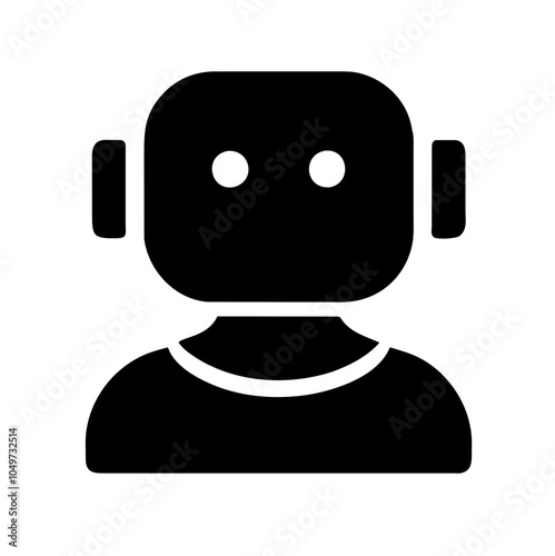 Icon representing artificial intelligence or robotics