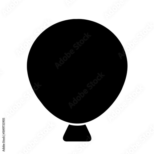Icon of a colorful balloon for celebrations
