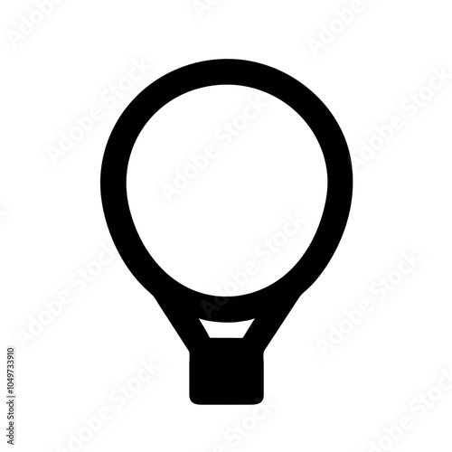 Icon of a colorful balloon for celebrations