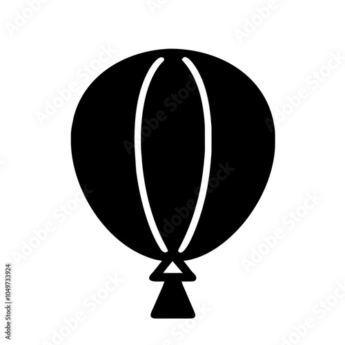 Icon of a colorful balloon for celebrations