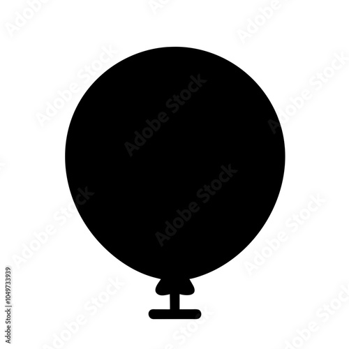 Icon of a colorful balloon for celebrations