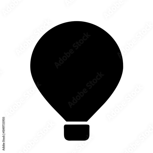 Icon of a colorful balloon for celebrations