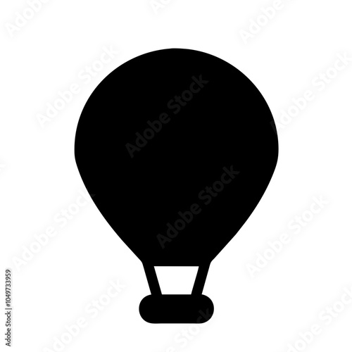 Icon of a colorful balloon for celebrations